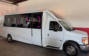 fancy limo bus